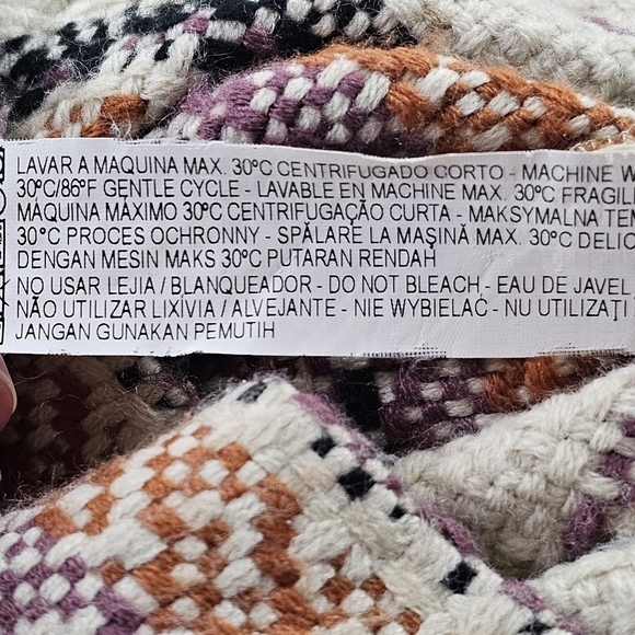 ZARA Boucle Nubby Tassel Sweater Dress in S - Picture 6 of 7